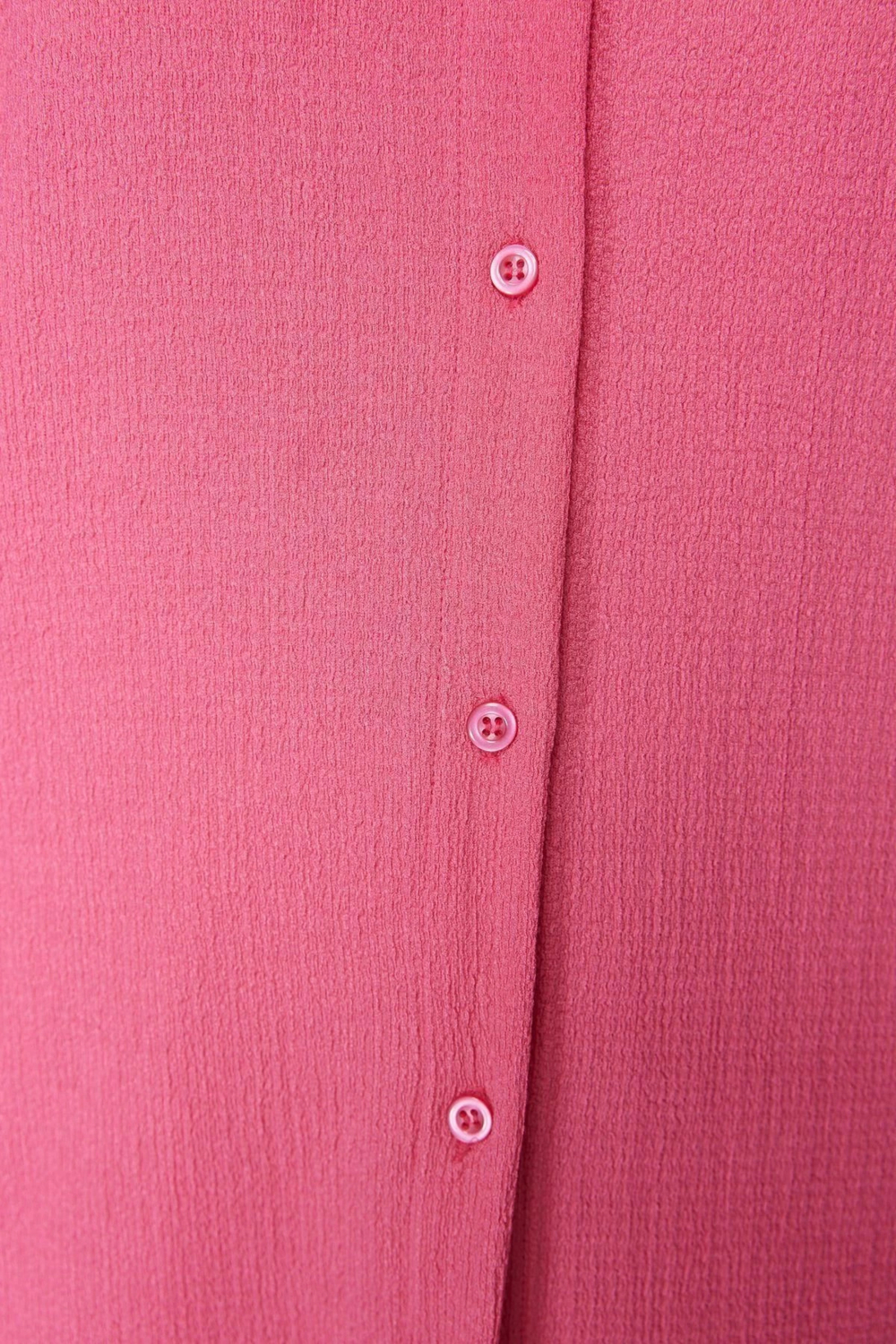 Moda Dokuma Düz Gömlek Yaka Casual Günlük Açık Pembe Dokuma Alt-Üst Takım