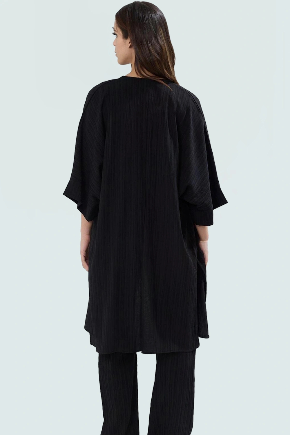 Rahat ve Şık Viskoz Kimono Pantolon Takım Günlük Kullanım İçin İdeal Trend Tasarım