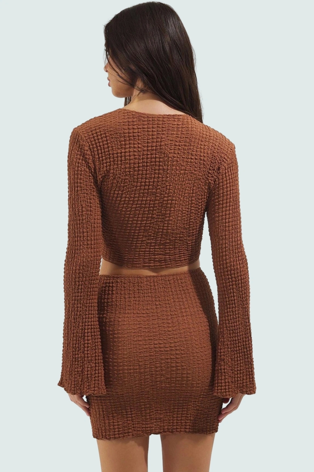 Dokuma Polyester Mini Etek Bluz Takımı Regular Kalıp Yazlık Şıklık Yüksek Kalite Uzun Ömürlü