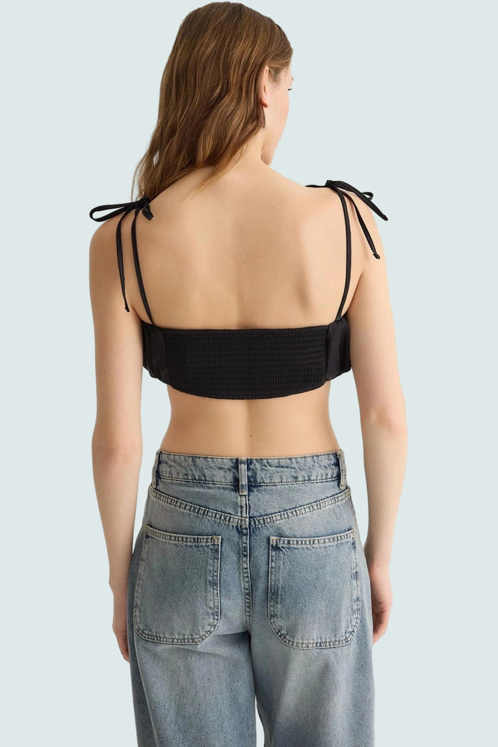 Fitted Dacron Dokuma Bluz Şık ve Rahat Yazlık Ürün Özel Tasarım Trend