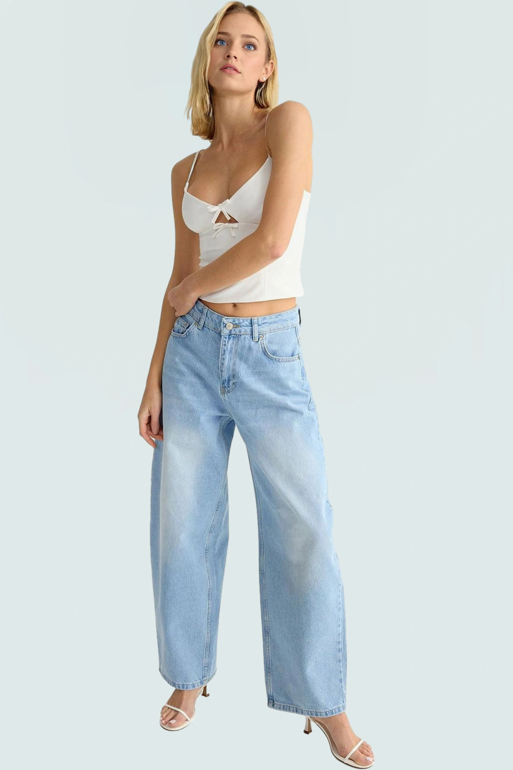 Rahat ve Şık Finike Dokuma Bluz Polyester Elastan Karışımı Modern Stil Özel Tasarım