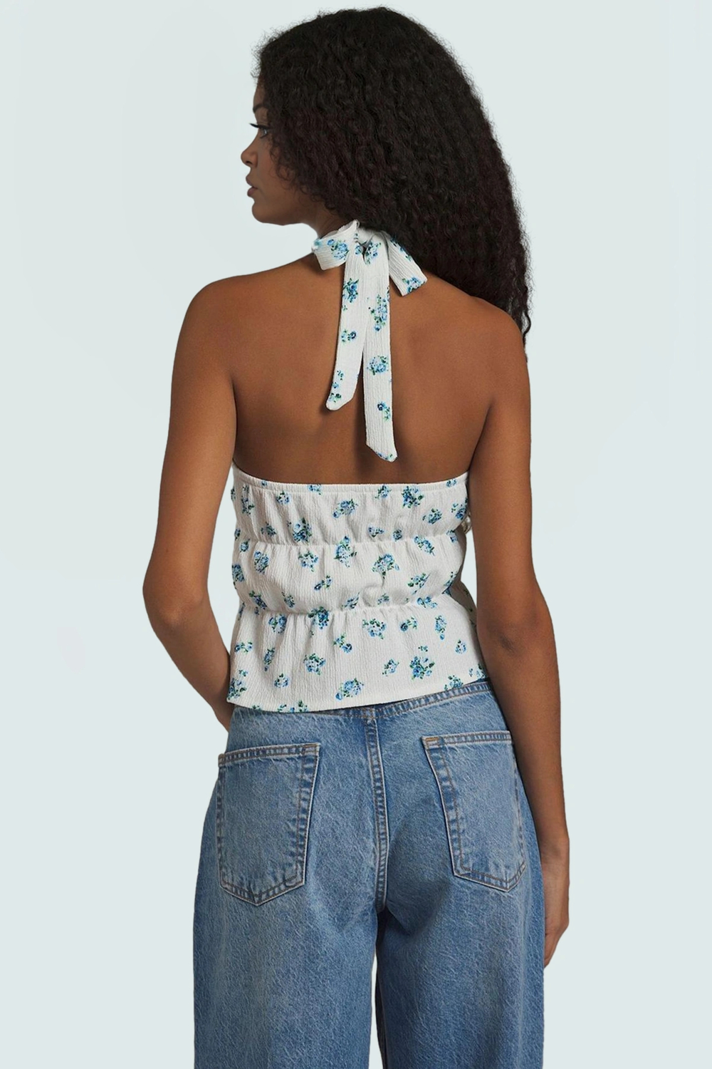 V Yaka Bağlamalı Bluz Rahat Şık Yazlık Örme Kumaş Zarifane Tasarım Modern Stil Ve