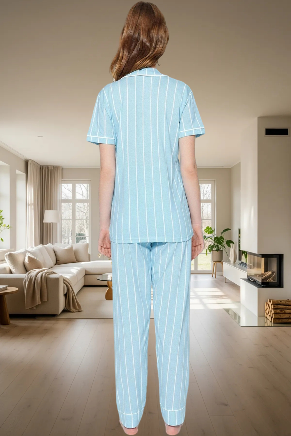 3lü Pijama Takımı Örme Kumaş Regular Kalıp Rahat Uyku Premium Kalite Yüksek