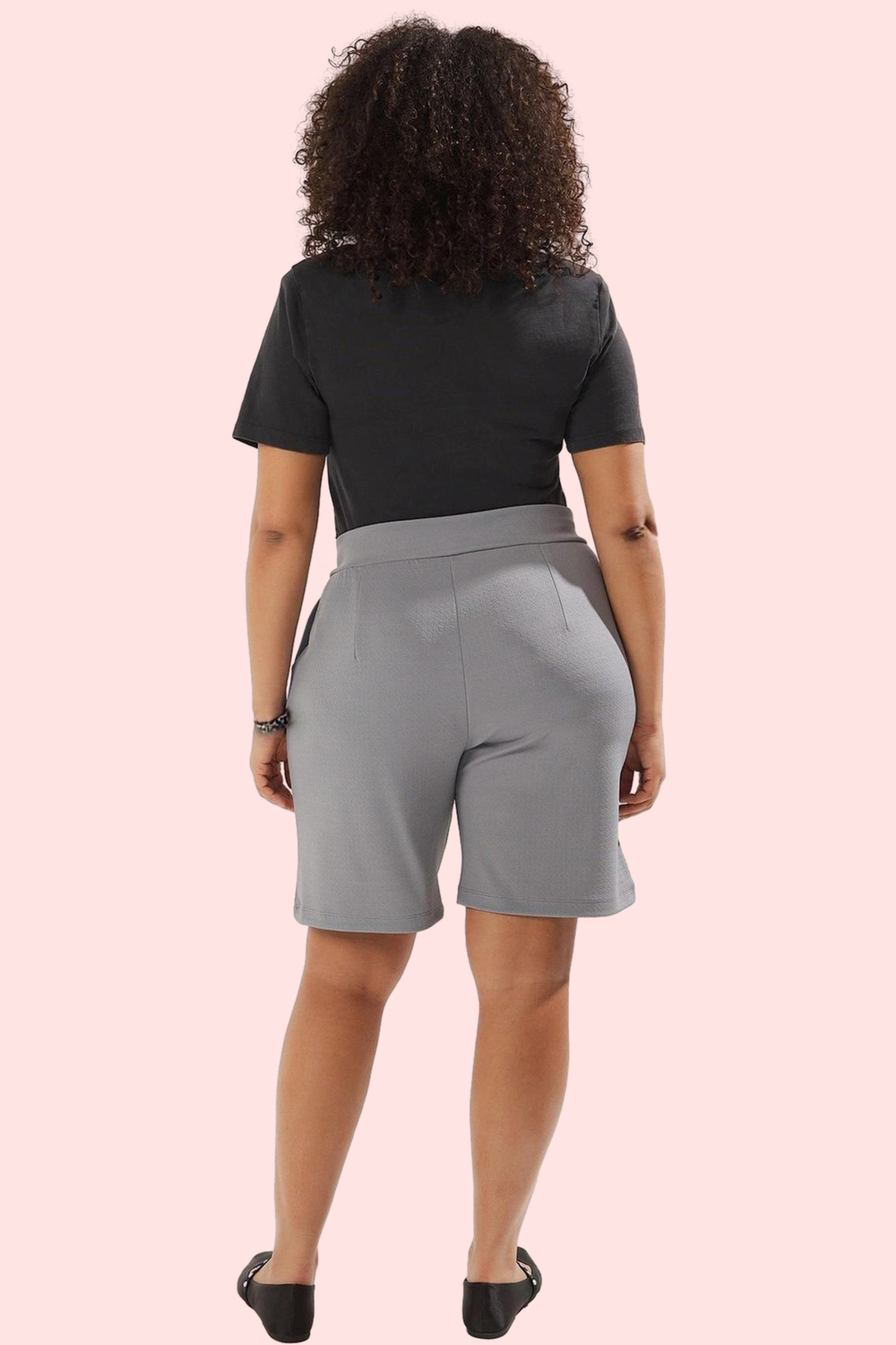 Kadın Boru Paça Örme Şort Polyester Günlük Kullanım için Rahat Hafta Sonu Kaliteli Malzeme