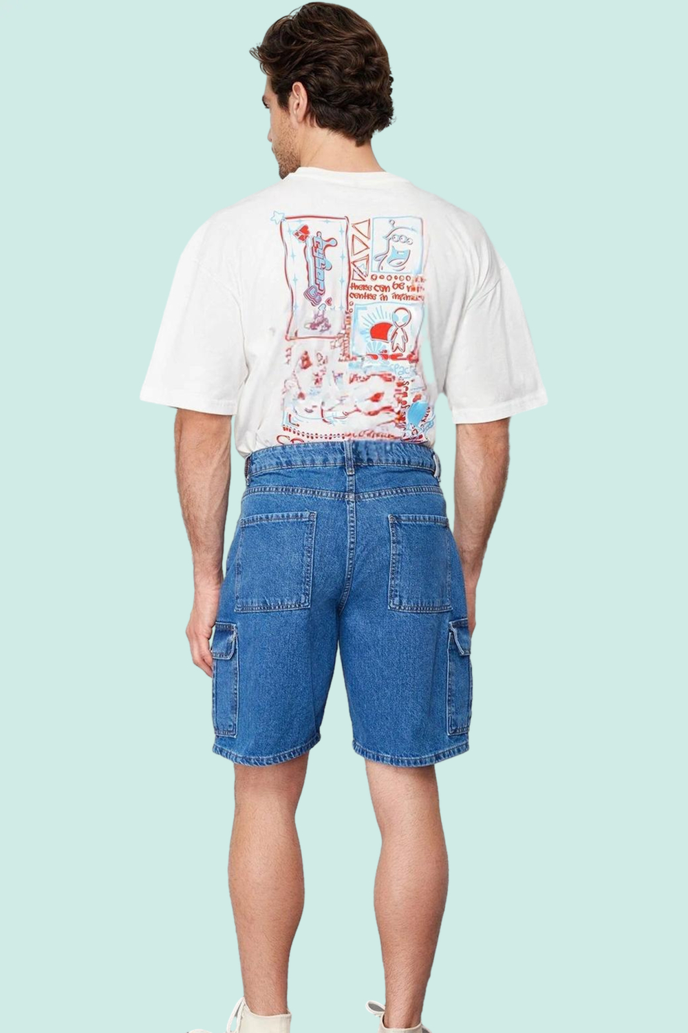 Erkek Denim Şort Pamuk Casual Günlük Kullanım Dayanıklı Malzeme Yaz Aylarının Vazgeçilmezi