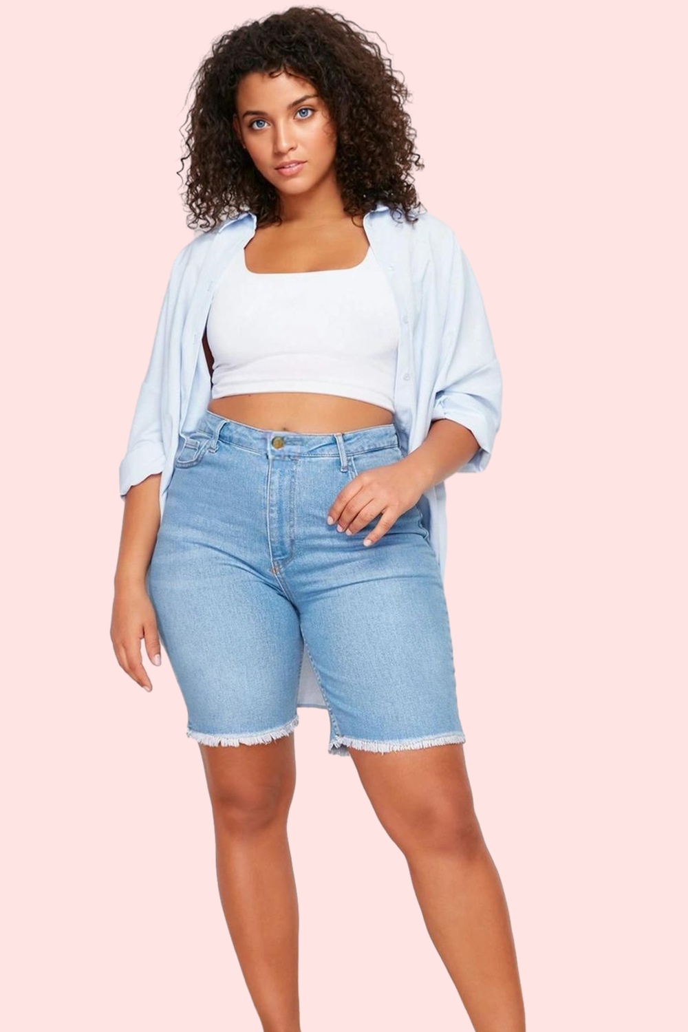 Kadın Skinny Denim Şort Pamuk Rahat Günlük Yaz Kombinleri İçin Hafta Sonu Kaliteli Malzeme