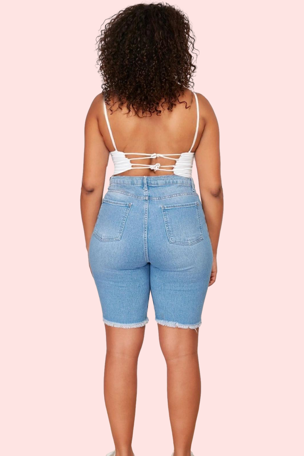 Kadın Skinny Denim Şort Pamuk Rahat Günlük Yaz Kombinleri İçin Hafta Sonu Kaliteli Malzeme