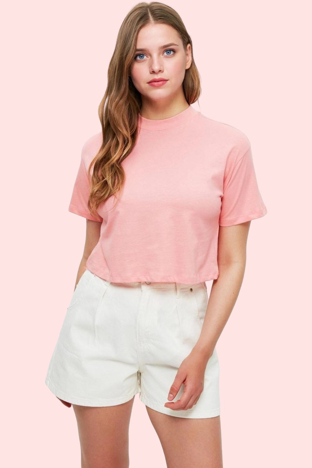 Kadın Yüksek Bel City Short Denim Şort Pamuklu Renk Günlük Kullanım için İdeal Özel Günler
