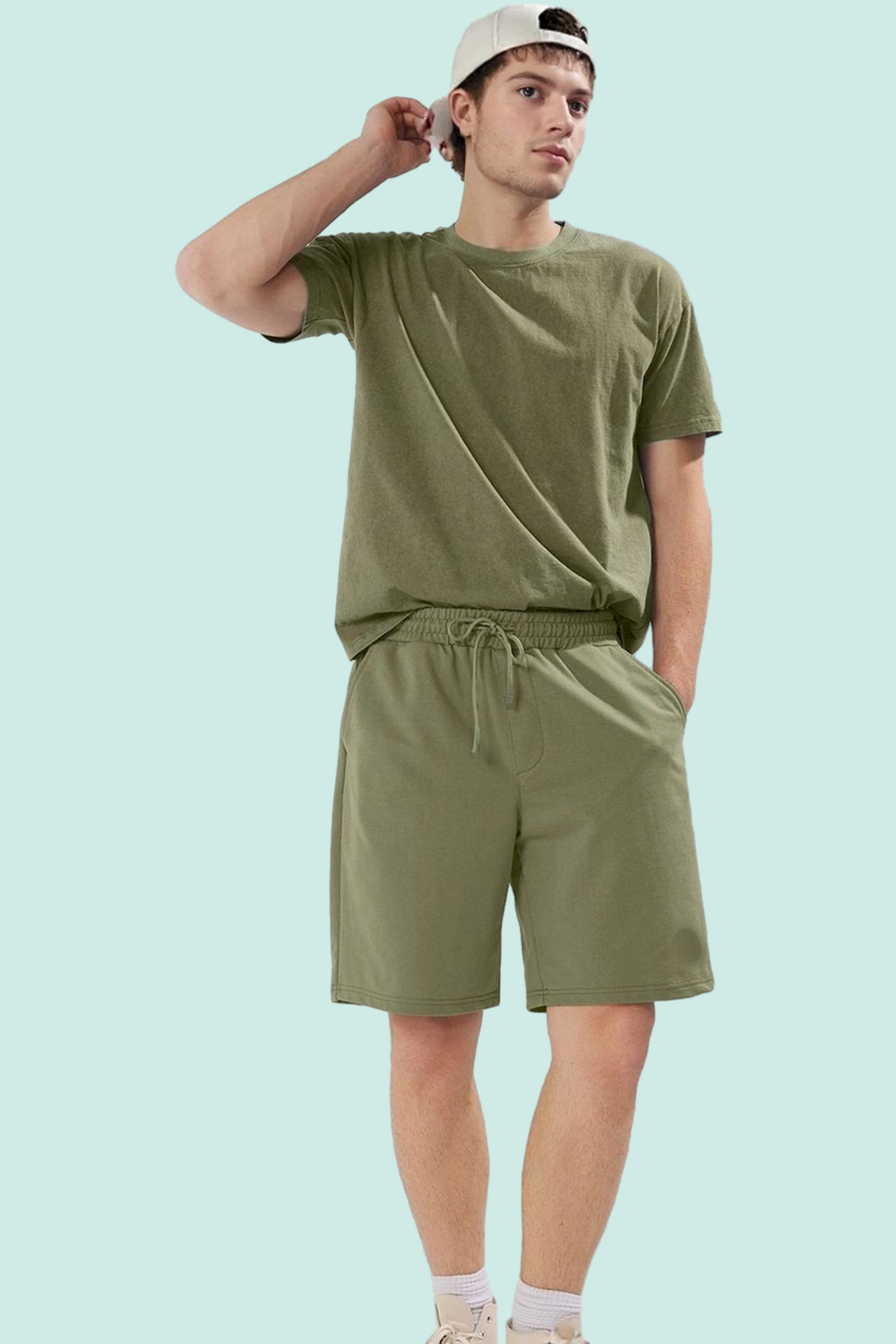 Erkek Pamuklu Şort Geniş Paça Oversize Rahat Günlük Yaz Modern Tasarım Stilin Buluştuğu Yer