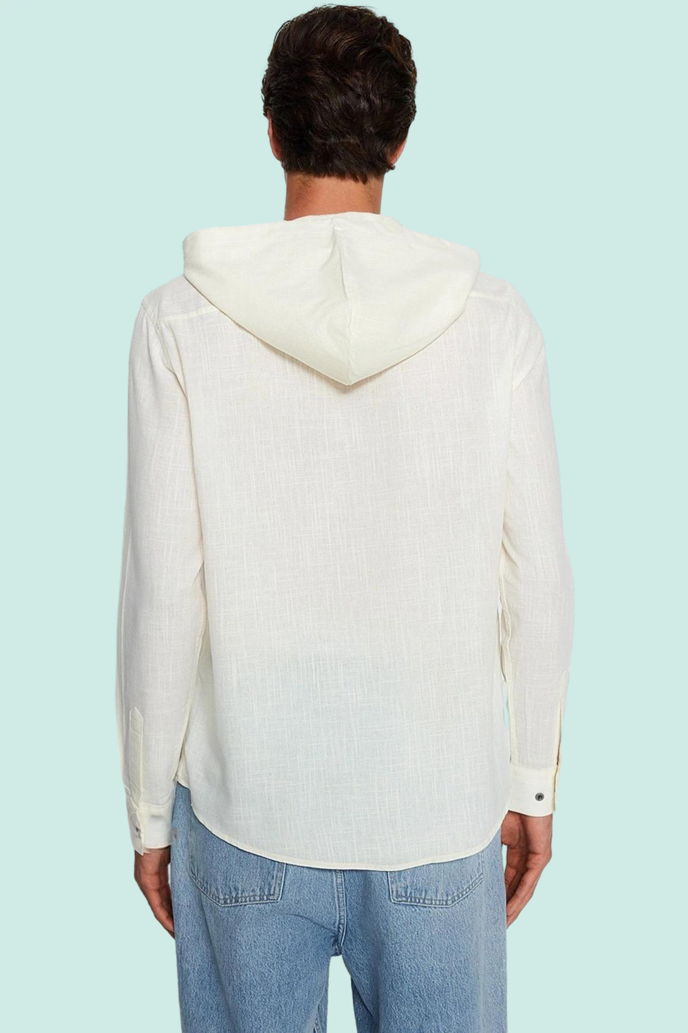 Erkek Pamuk Regular Fit Gömlek; Kapüşonlu Fermuarlı Günlük Stil Yaz Aylarının Vazgeçilmezi