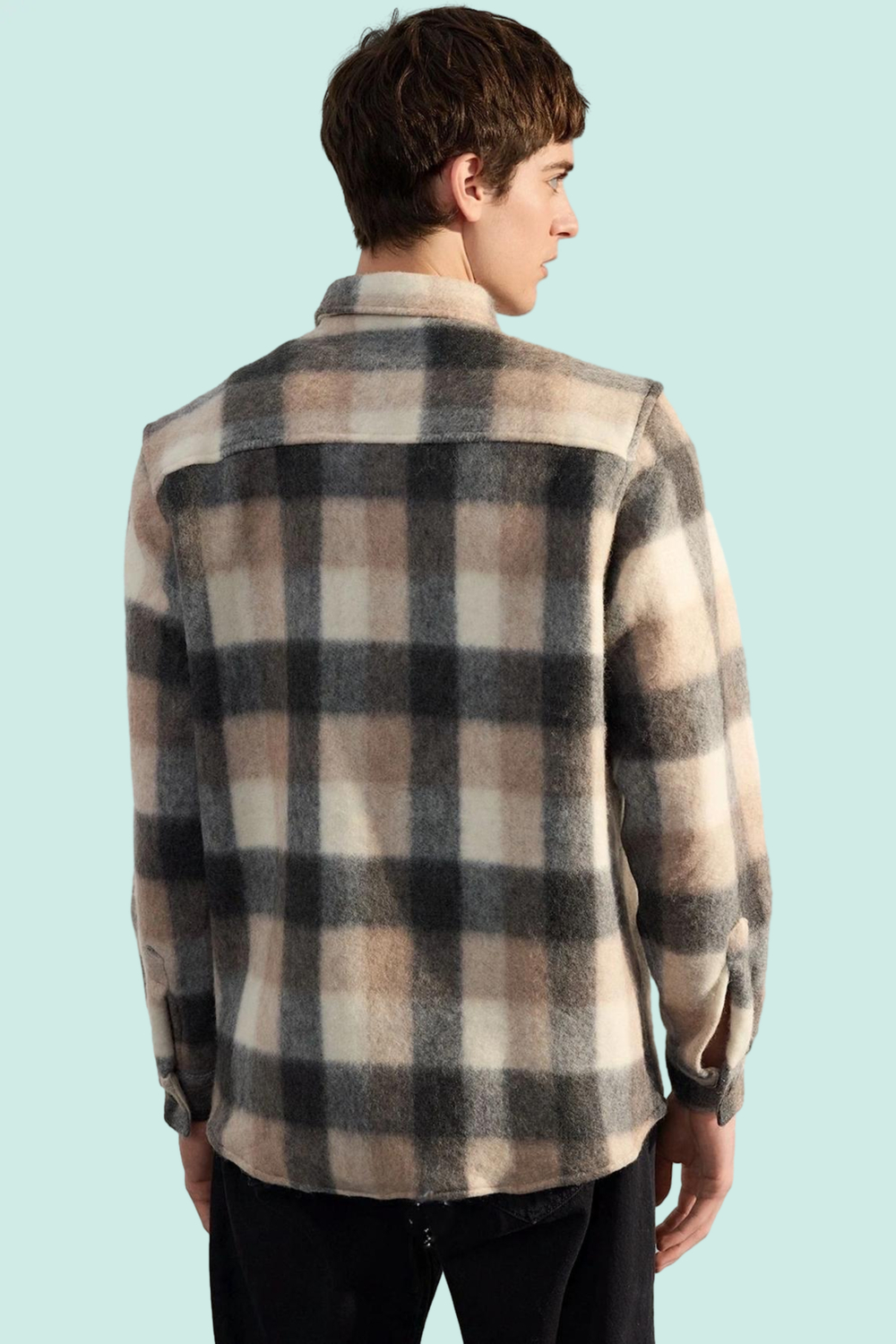 Kadın Unisex Kareli Oduncu Gömlek Ceket Regular Fit Uzun Kol Kışlık Yaz Aylarının Vazgeçilmezi