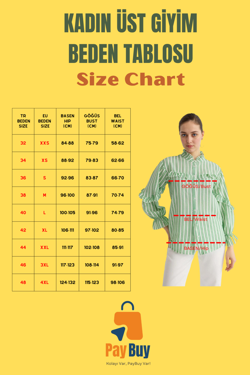 Kadın Çizgili Uzun Kol Büyük Beden Gömlek Rahat Kalıp Günlük Kullanım Yaz Aylarının Vazgeçilmezi