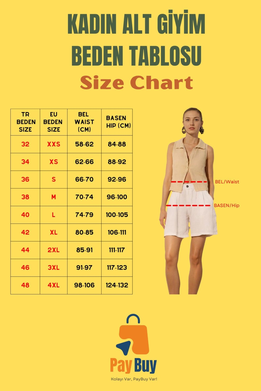 Kadın Şort Etek Dokuma Mini Boy Büyük Beden Casual Günlük Hafta Sonu Yaz Aylarının Vazgeçilmezi