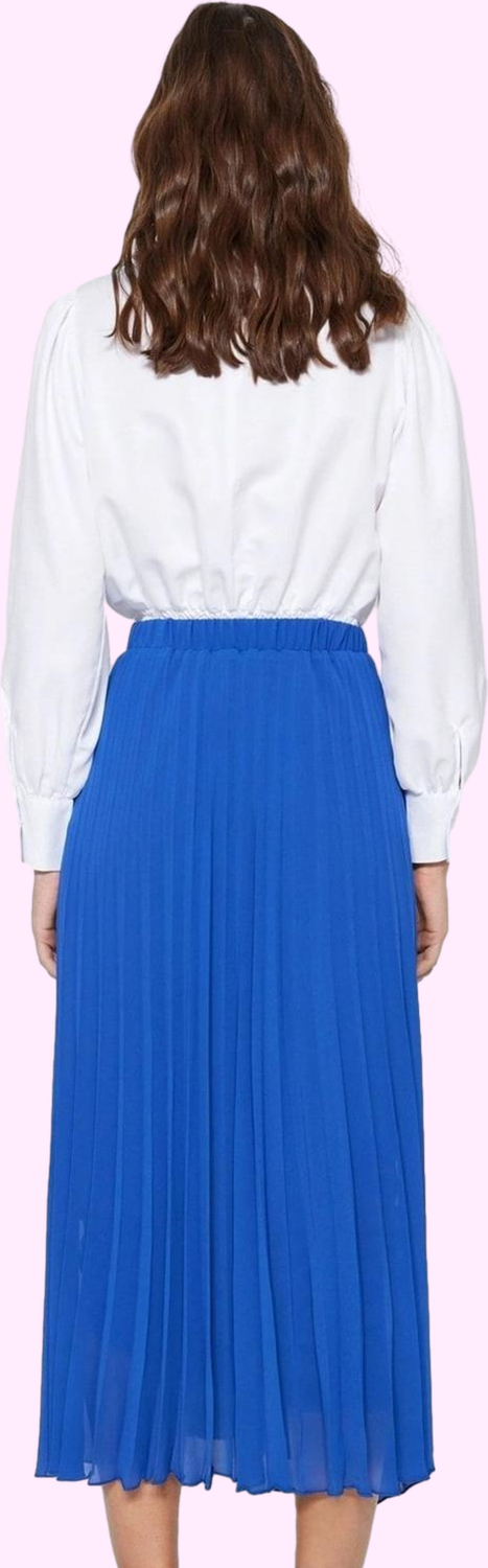 Kadın Maxi Kloş Pileli Etek Polyester Günlük Şıklık Özel Günler Yaz Aylarının Vazgeçilmezi