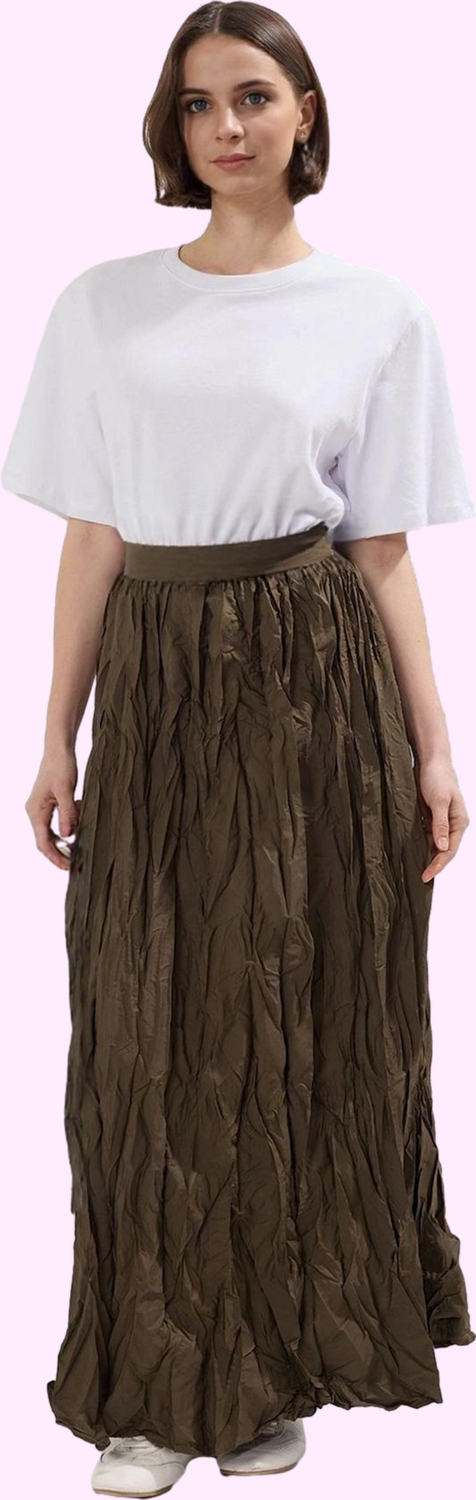 Kadın Maxi Etek A line Kesim Günlük Casual Stil Polyester Hafta Sonu Yaz Aylarının Vazgeçilmezi