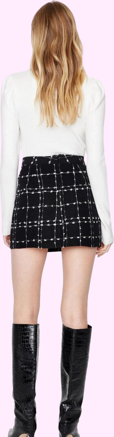Kadın Kışlık Mini Etek A line Kalıp Tüvit Kumaş Günlük Casual Stil Yaz Aylarının Vazgeçilmezi