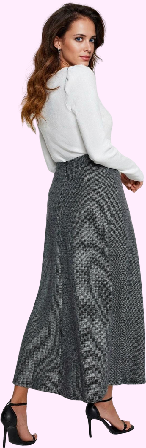 Kadın A line Maxi Etek Polyester Pamuk Rahat Günlük Stil Hafta Sonu Yaz Aylarının Vazgeçilmezi