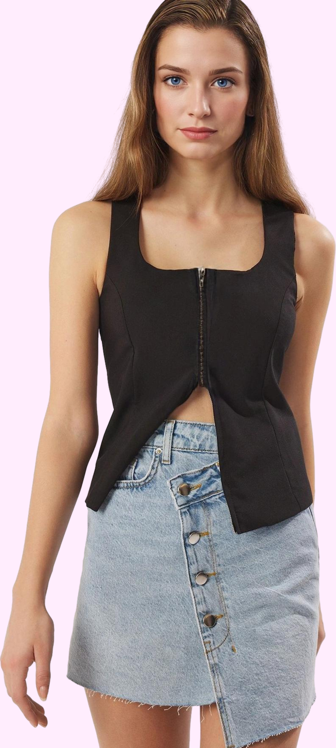 Kadın Pamuk Denim Mini Etek A line Günlük Kullanım İçin Hafta Sonu Yaz Aylarının Vazgeçilmezi