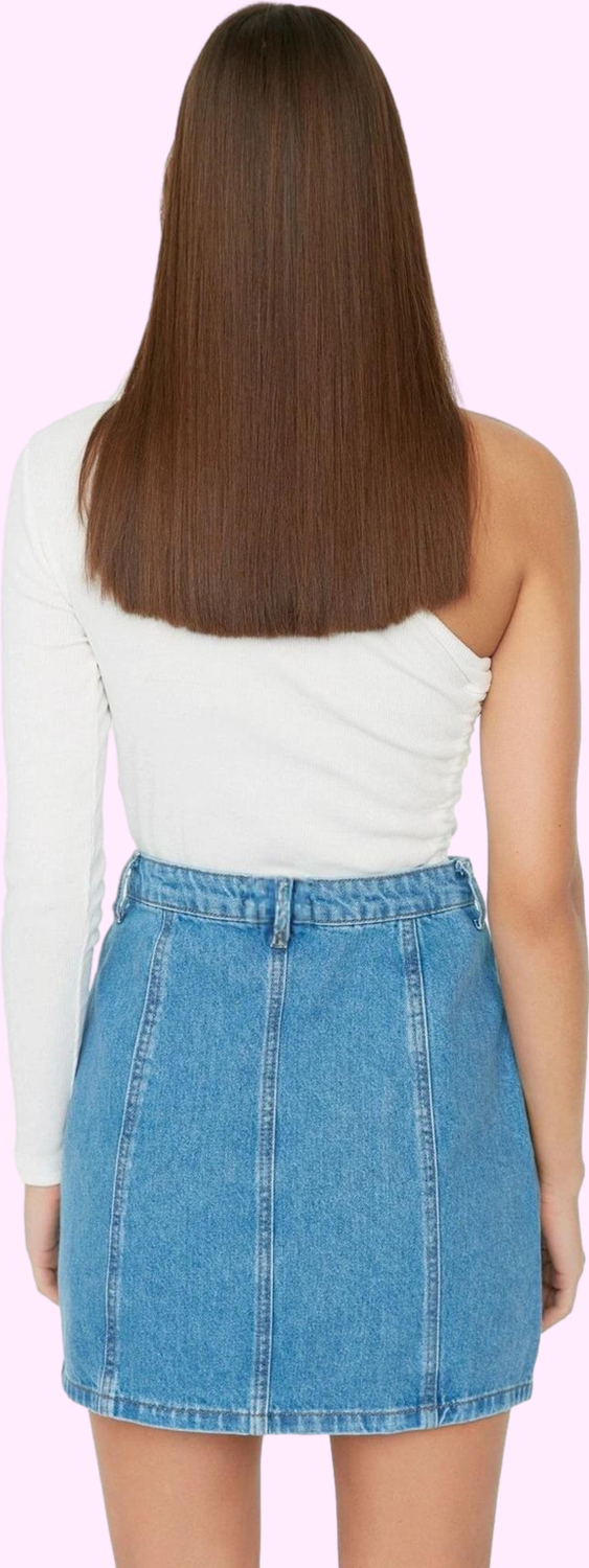 Kadın Care Koleksiyonu Pamuk Mini Denim Etek Günlük Ve Yaz Şıklığı Hafta Sonu Modern Tasarım