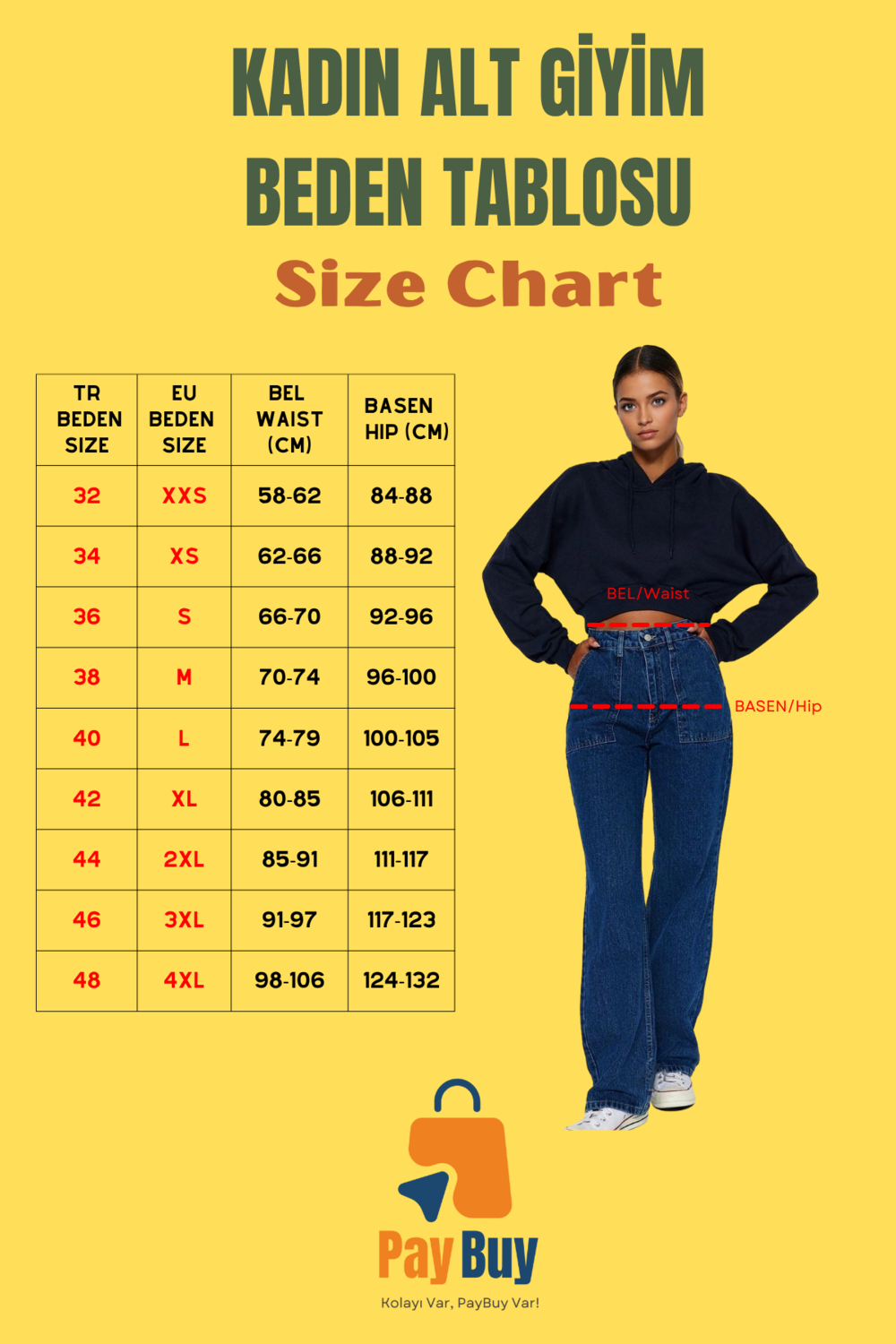 Kadın Yüksek Bel Straight Fit Pantolon Pamuk Gabardin Kumaş Günlük Kullanım Modern Tasarım
