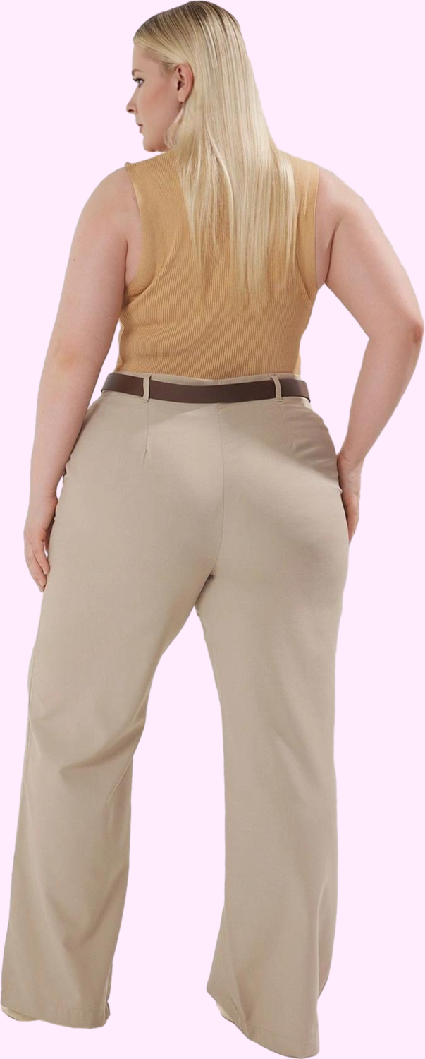 Kadın Relaxed Geniş Paça Pantolon Yüksek Bel Dokuma Kumaş Günlük Stil Yaz Aylarının Vazgeçilmezi