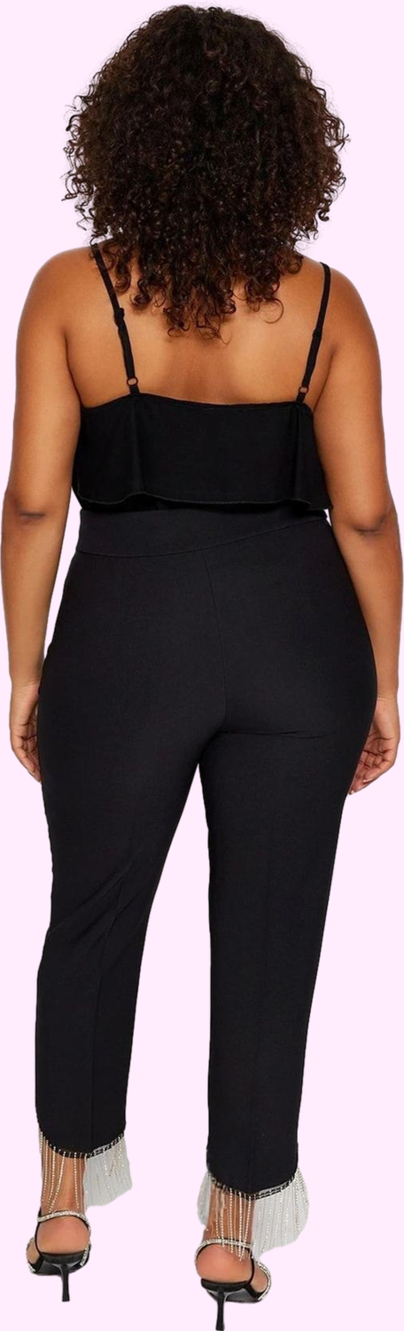 Kadın Straight Pantolon Boru Paça Düz Desen Finike Dokuma Tüm Sezonlar İçin Günlük Kullanım