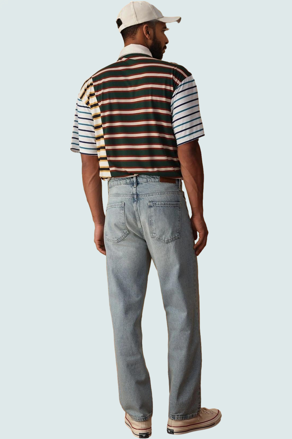 Erkek Denim Kot Pantolon Baggy Fit 5 Cep Pamuk Günlük Kullanım Hafta Sonu Kaliteli Malzeme