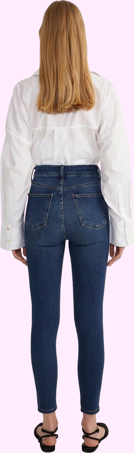 Kadın Skinny Jean Yüksek Bel Stretch Dokuma Günlük Ve İş Hayatı Yaz Aylarının Vazgeçilmezi