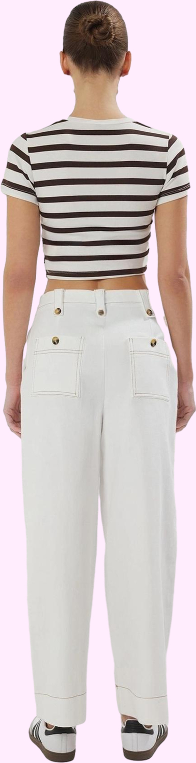Kadın Pamuk Regular Pantolon Geniş Paça Wide Leg Günlük Stil Hafta Sonu Yaz Aylarının Vazgeçilmezi