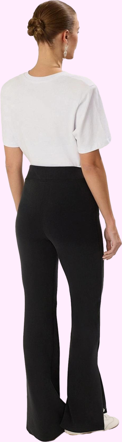 Kadın Modal Flare Pantolon Yüksek Bel Geniş Paça Casual Günlük Stil Yaz Aylarının Vazgeçilmezi