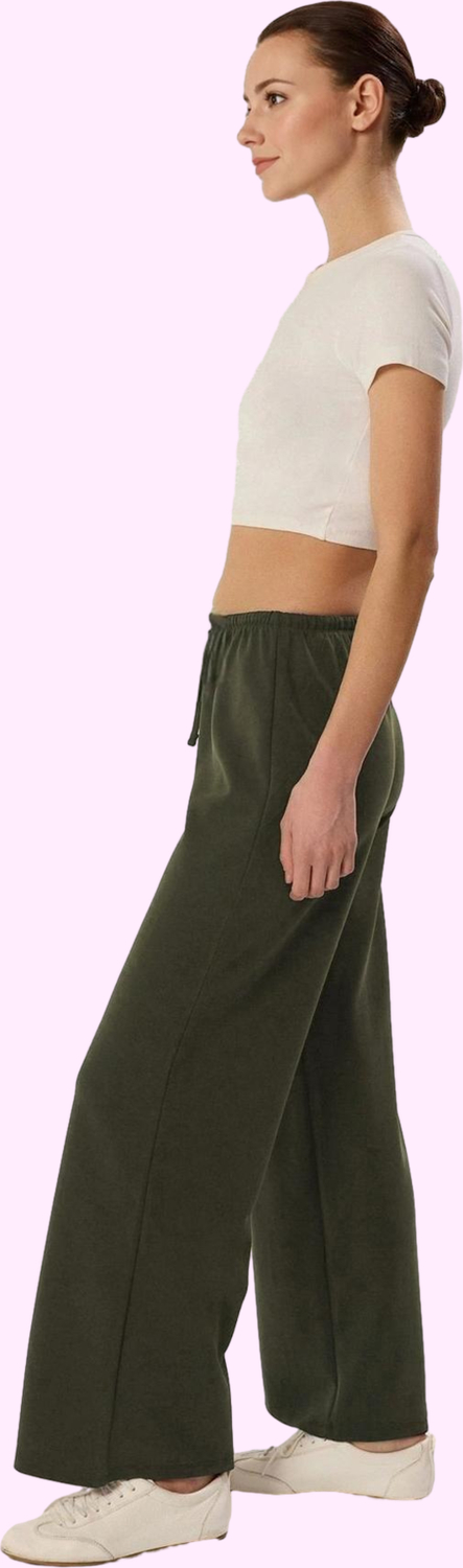 Kadın Renk Wide Leg Pantolon Rahat Kesim Yazlık Modal Kumaş Günlük Kullanım Modern Tasarım