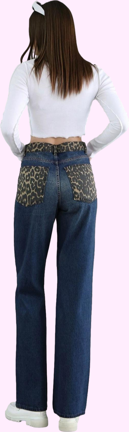 Kadın Pamuk Denim Jean Pantolon Yüksek Bel Boru Paça Günlük Casual Tarz Yaz Aylarının Vazgeçilmezi