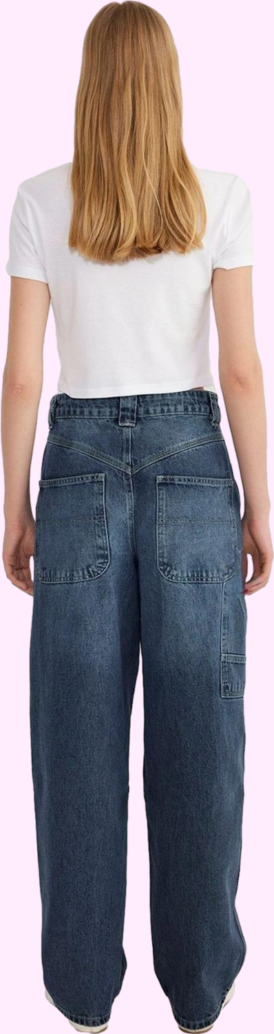 Kadın Denim Jean Pantolon Pamuk Günlük Ve Rahat Kullanım Hafta Sonu Yaz Aylarının Vazgeçilmezi