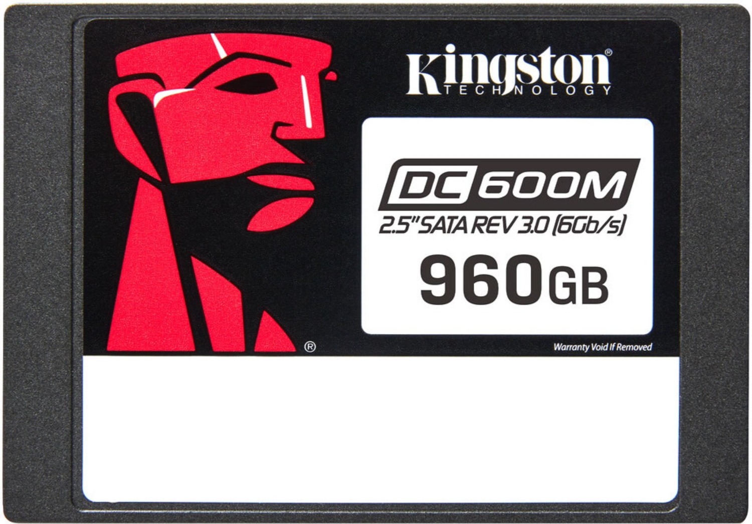 Kingston DC600M 960 GB Kurumsal SSD ürün görünümü