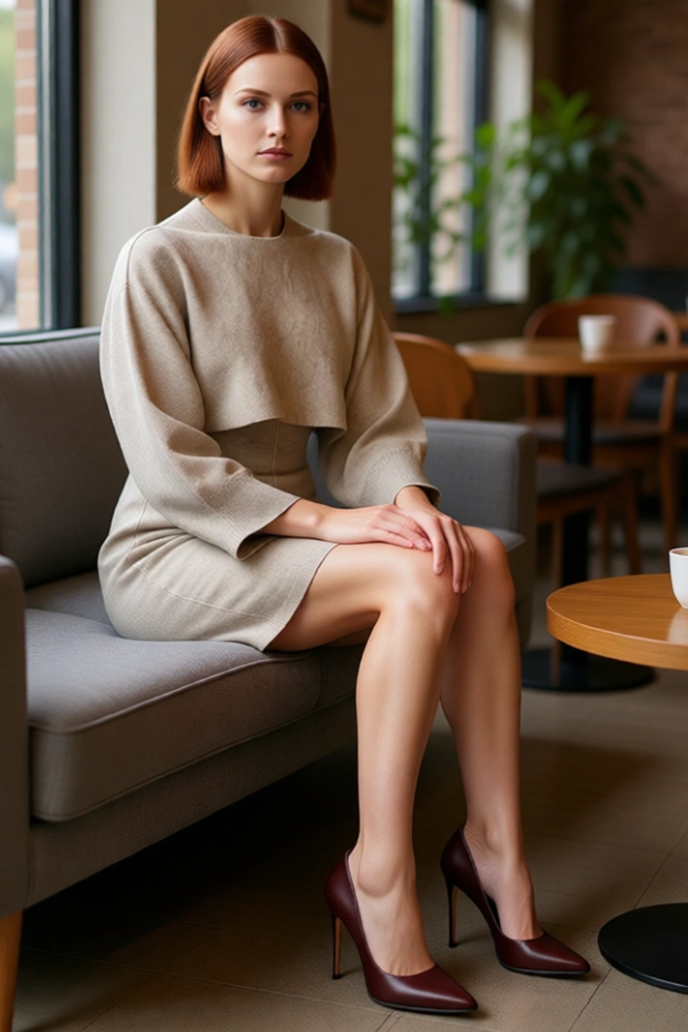 Kadın Casual Triko Bisiklet Yaka Bodycon Mini Elbise Ve Bolero Takımı İnce Kumaş Konforu Kaliteli