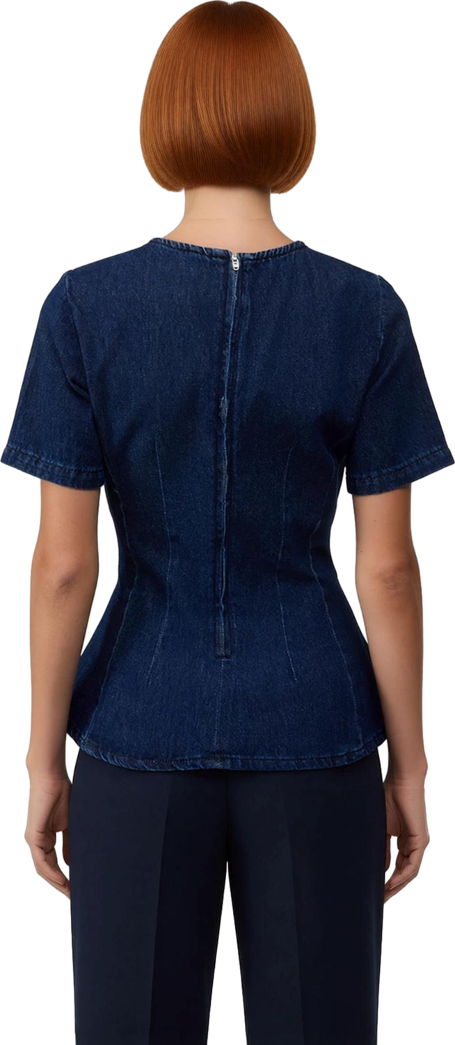 Kadın Denim Bluz Modern Kesim Günlük ve Ofis Giyim İçin İdeal Kaliteli Şık Rahat Modern Zarif