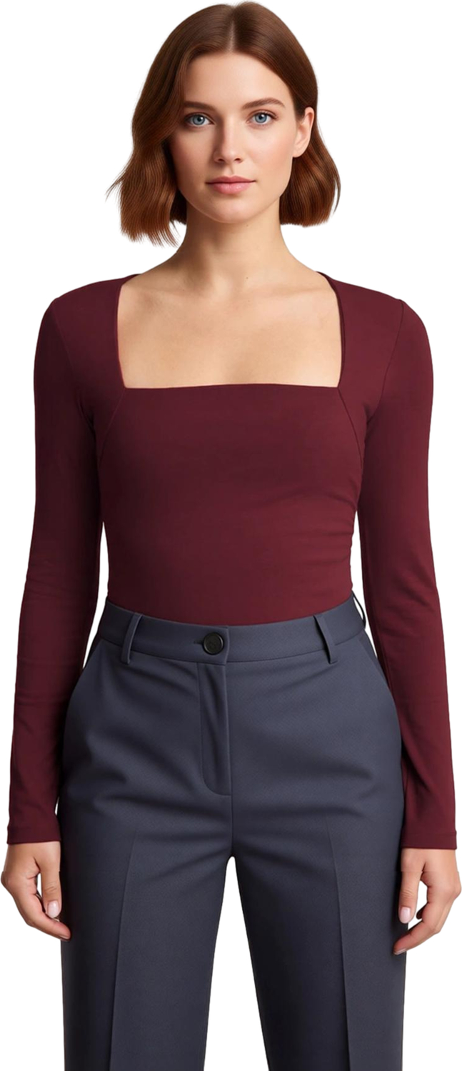 Stil Kadın Büzgü Drape Detaylı Vücuda Oturan Bluz Regular Örme Slim Kalıp