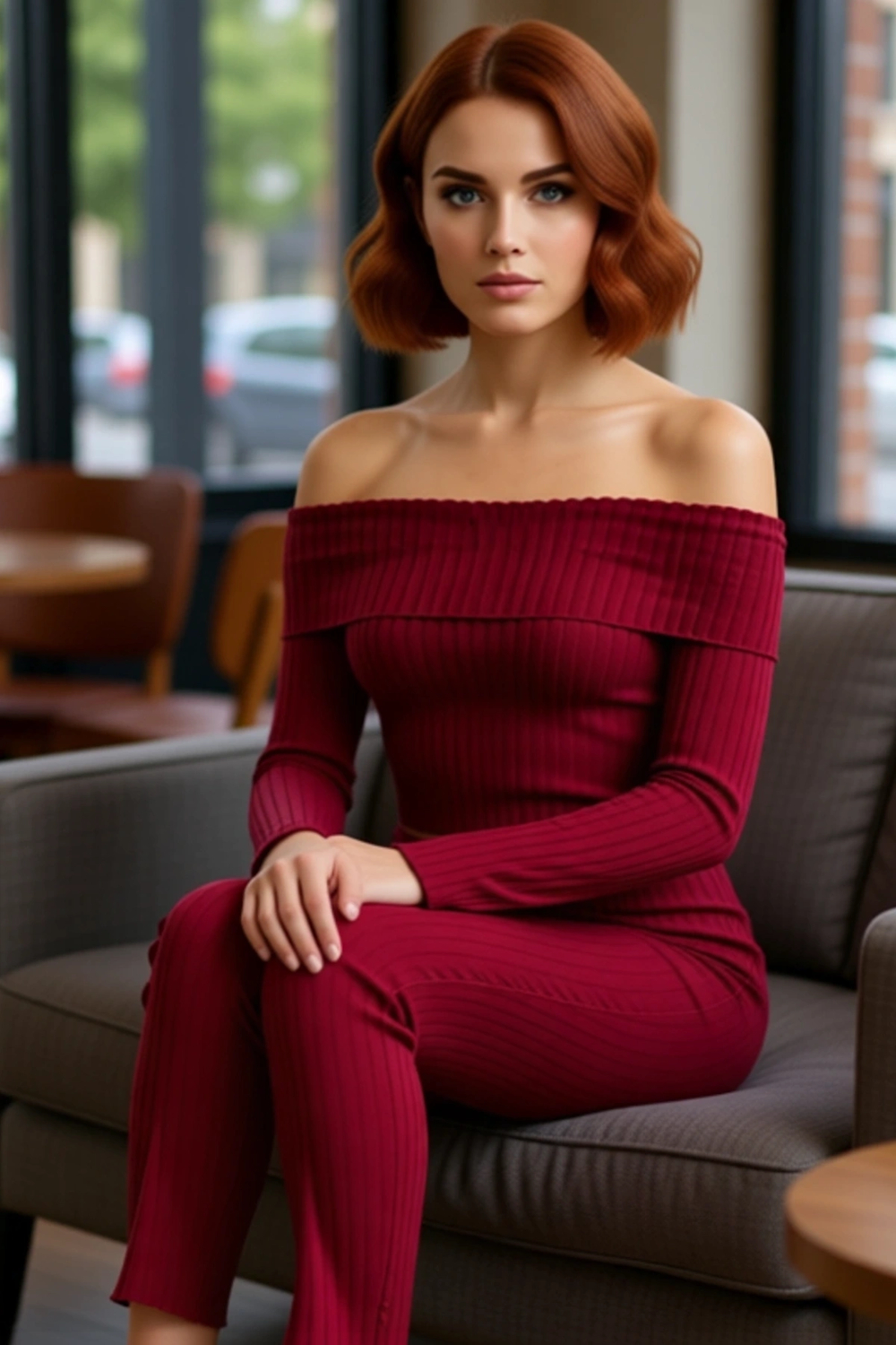 Kadın Off Shoulder Fitilli Uzun Kollu Bluz Kaliteli Şık Rahat Modern Zarif Günlük
