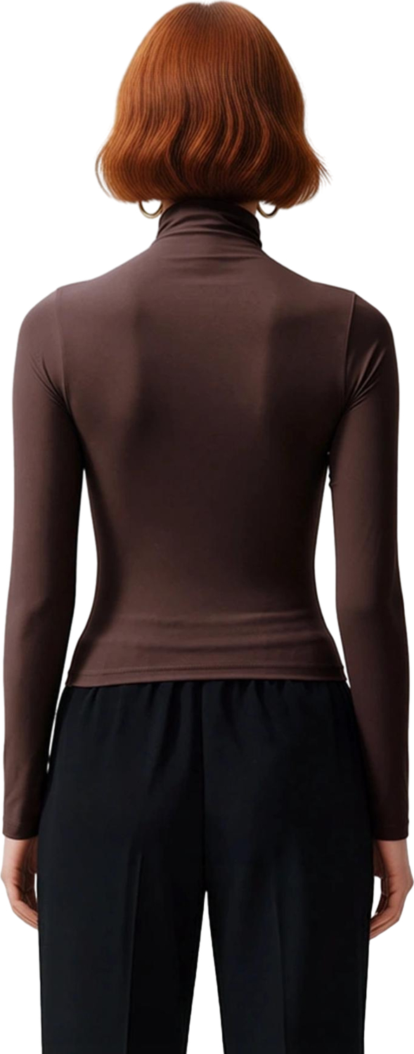 Moda Kare Yaka Örme Slim Düz Desen Casual Günlük Crop Kısa Kol Bluz
