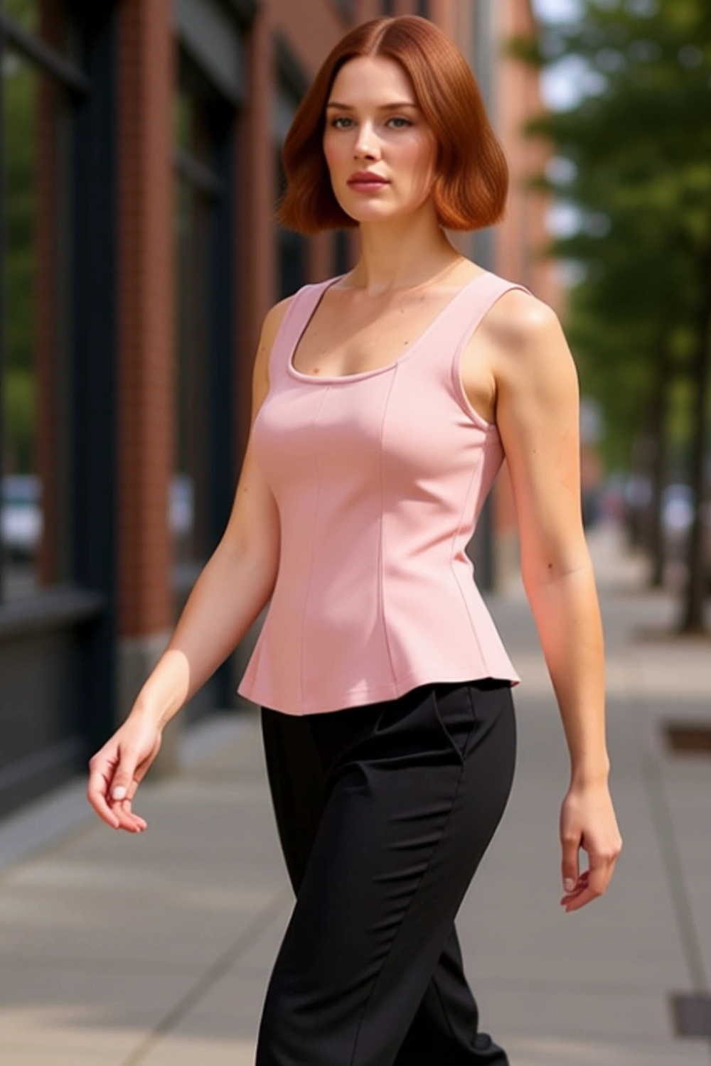 Kolsuz Örme Bluz Havuz Yaka Fitted Kalıp Peplum Detay Özel Tasarım Özenle Seçilmiş
