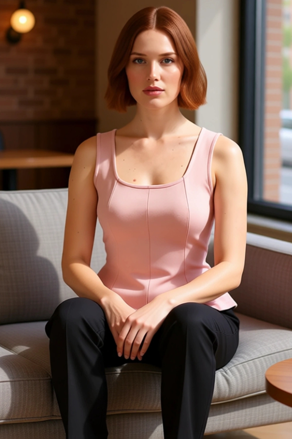 Kolsuz Örme Bluz Havuz Yaka Fitted Kalıp Peplum Detay Özel Tasarım Özenle Seçilmiş