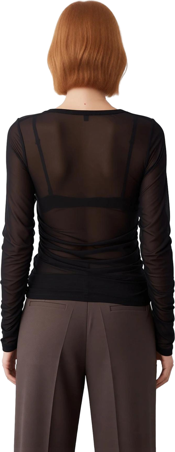 Kadın V Yaka Düğmeli Drape Detaylı Fitted Örme Bluz Kaliteli Şık Rahat Modern Zarif Günlük