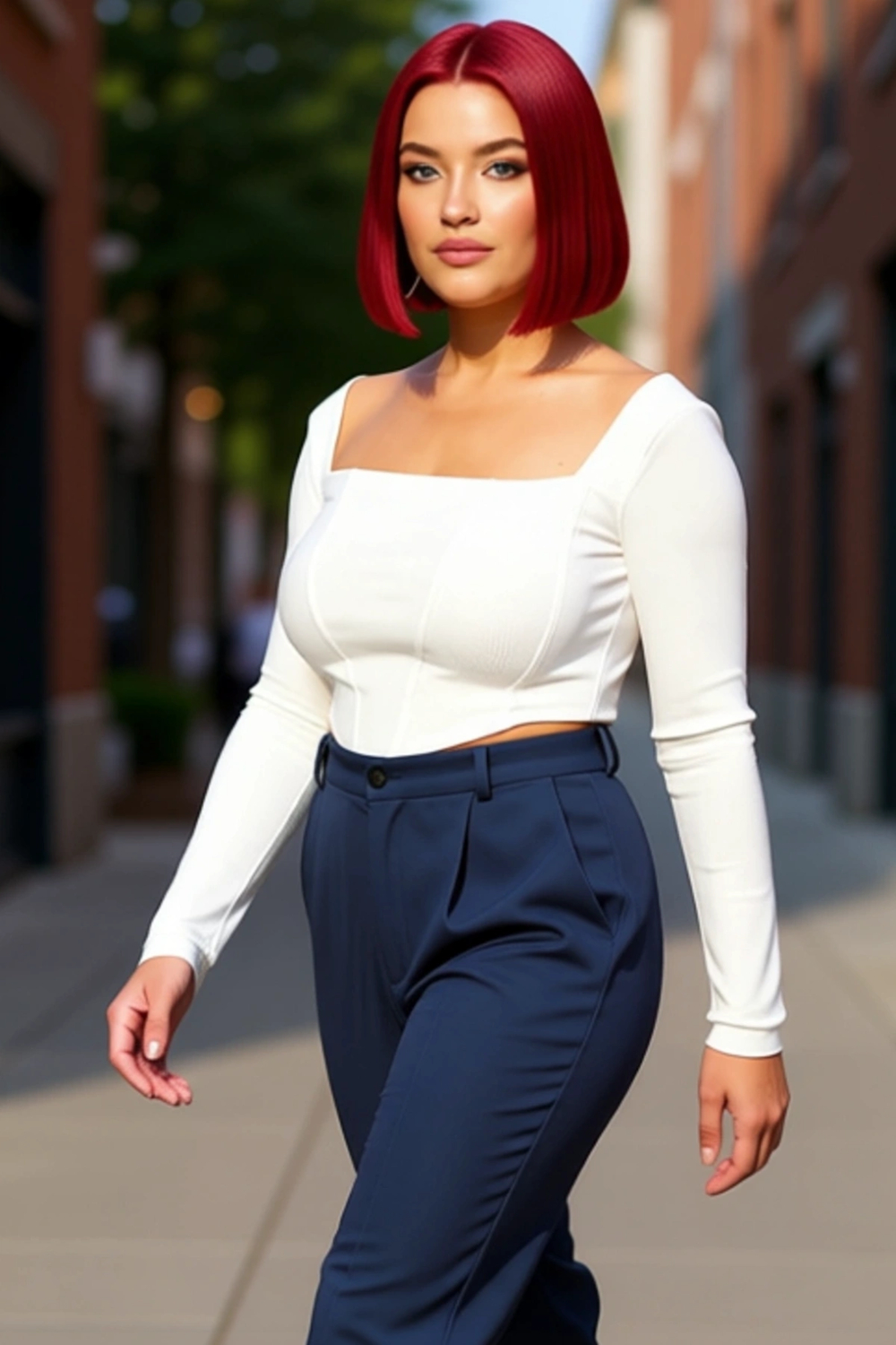 Kadın Cool & Comfort Tarzı Örme Crop Bluz Vücuda Oturan Bodycone Silueti İle Günlük Kullanım
