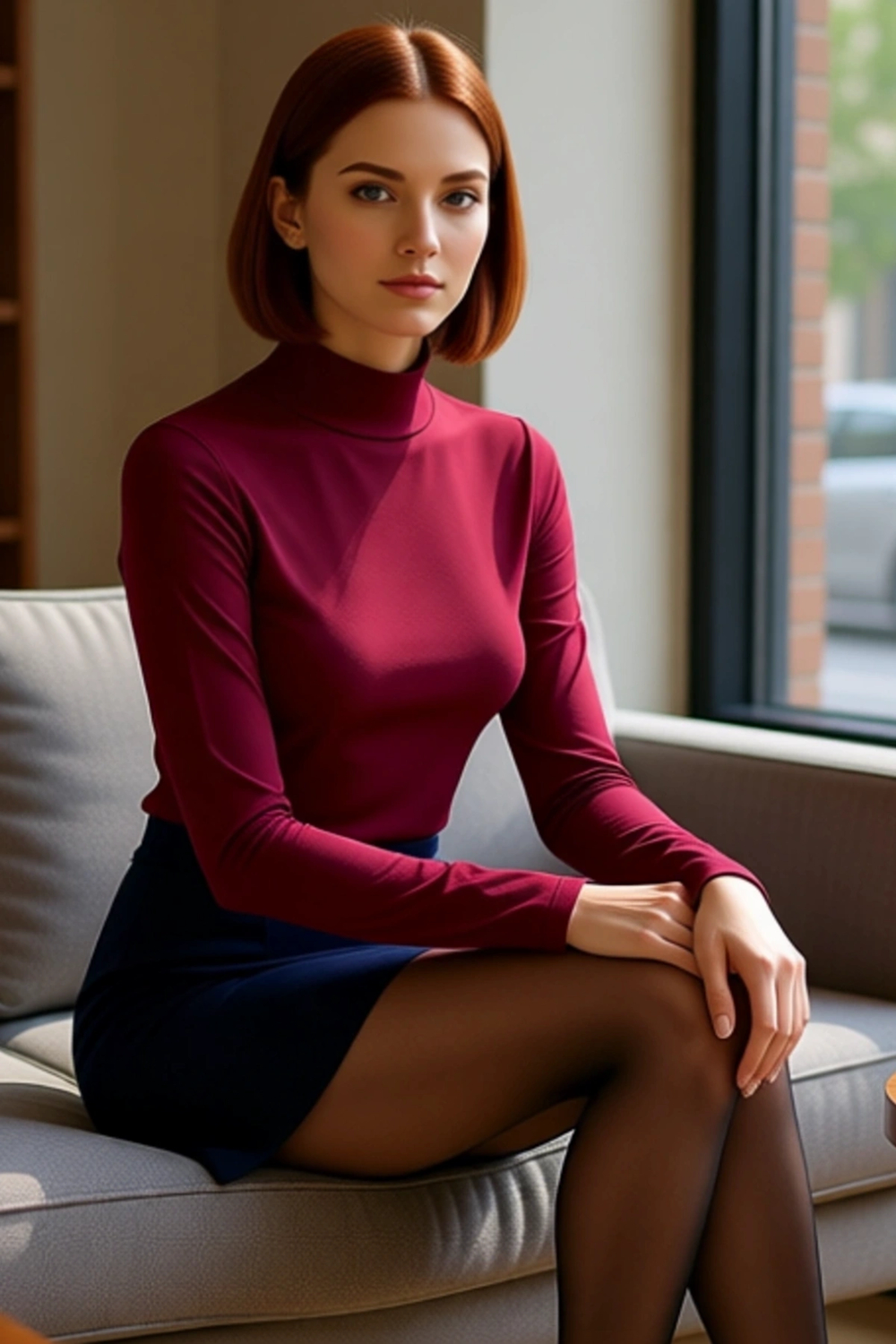 Stil Kadın Fitted Vücuda Oturan Kollu Fitilli Esnek Bluz Regular Örme Slim Kalıp