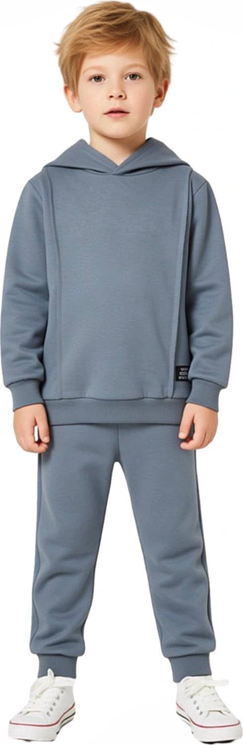Erkek Çocuk İki Parçalı Kapüşonlu Sweatshirt ve Eşofman Takımı Günlük Kullanım İçin İdeal Seçenek
