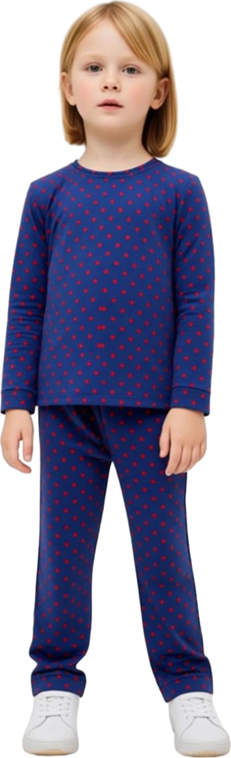 Çocuklar İçin Yumuşak Örme Pijama Takımı Konforlu Uyku ve Oyun Zamanları İçin Mükemmel Seçim