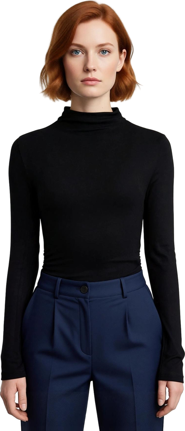 Stil Kadın Fitted Büzgü Drape Detaylı Bluz Crop Örme Slim Kalıp