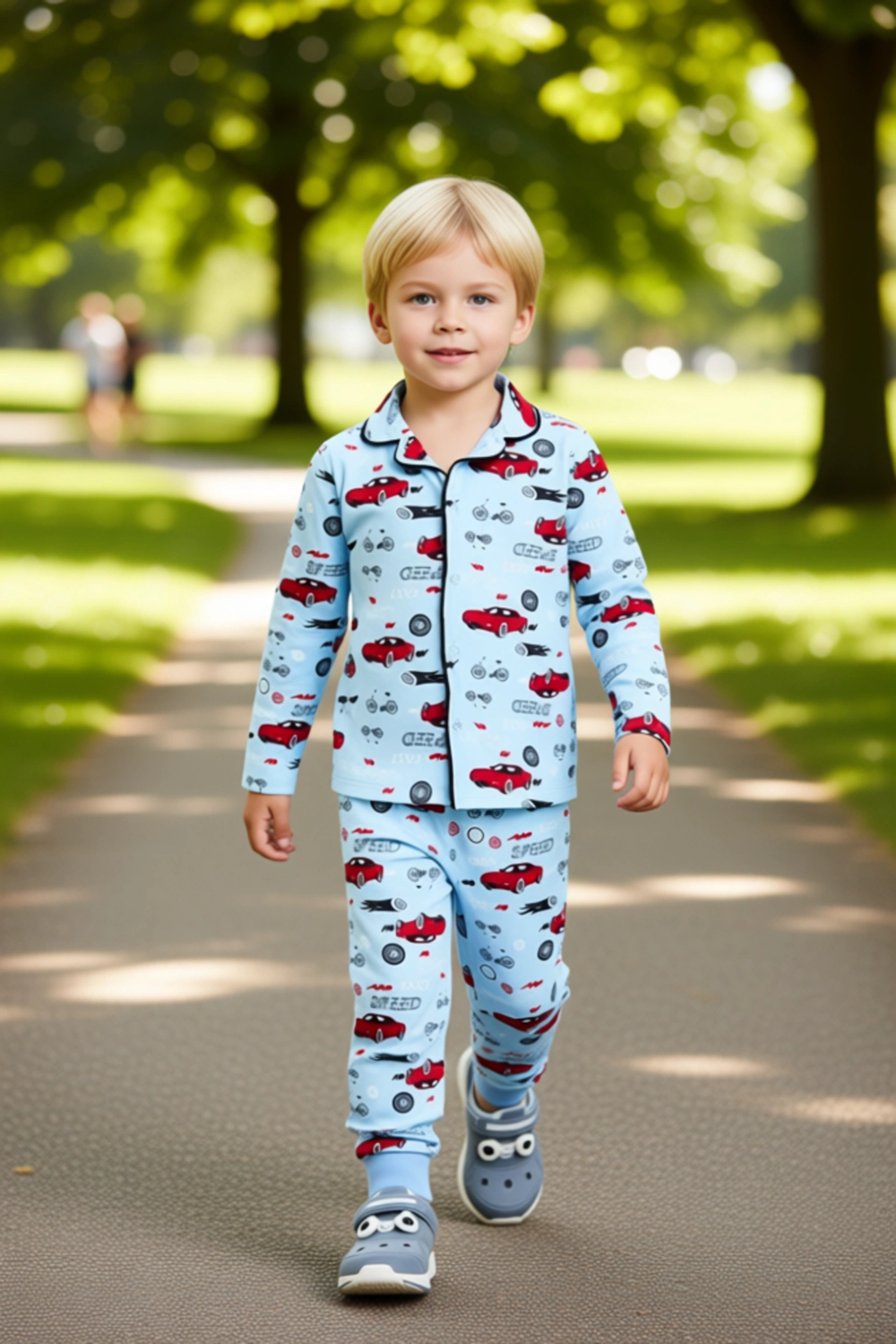 Çocuklar İçin Baskılı Pijama Seti Kış Aylarına Özel Sıcaklık ve Eğlence Kaliteli Şık Rahat