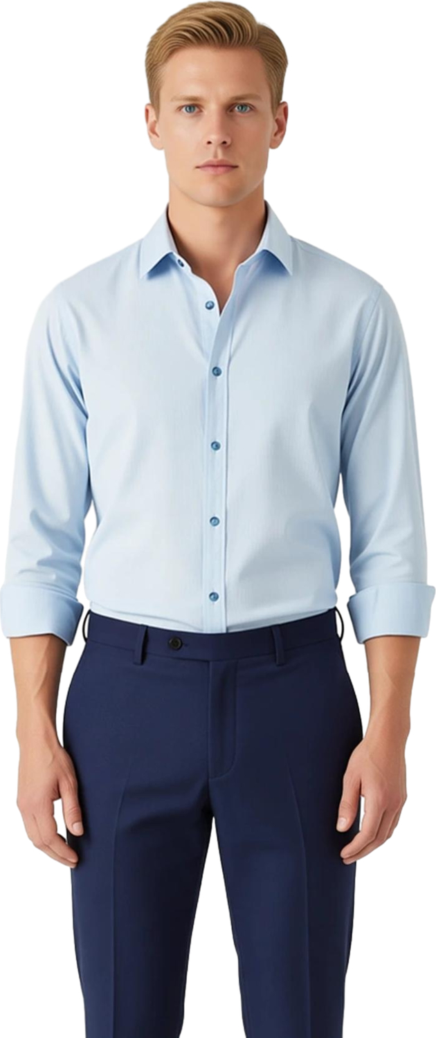 Erkek Regular Fit Keten Dokulu Pamuklu Uzun Kollu Gündelik Gömlek Modeli Fonksiyonel Rahat