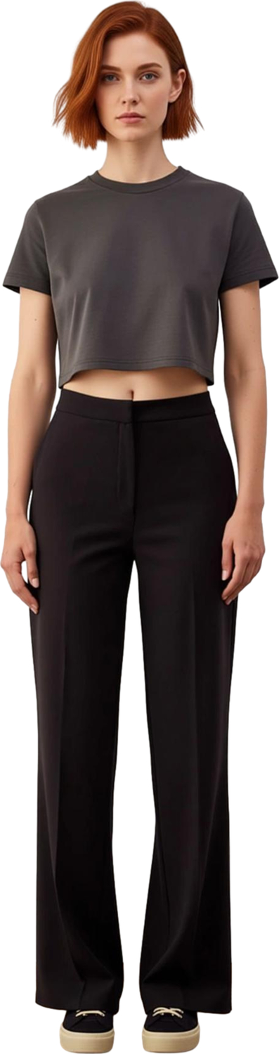 Kadın Wide Leg Dokuma Kışlık Pantolon Fonksiyonel Dayanıklı Kaliteli Konforlu Estetik Spor